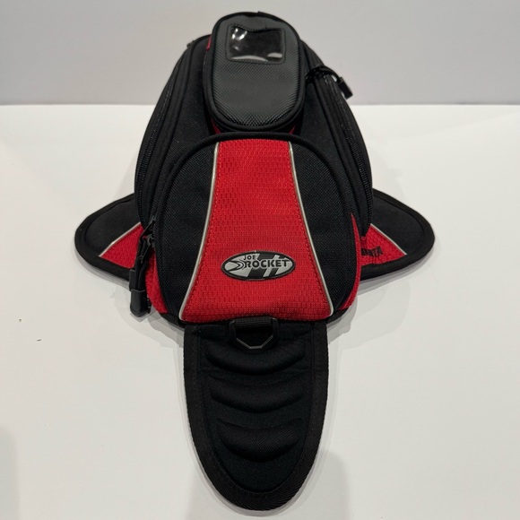 Joe Rocket Other - Joe Rocket Manta Magnetic Tank Bag Red Black Motorcycle Biker Travel